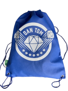DANTDM Logo Drawstring Bag from Recycled Material
